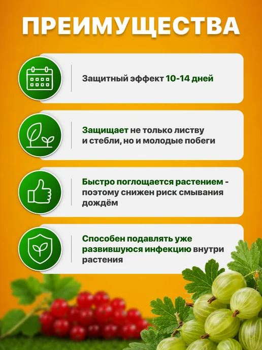 Avgust Средство защиты растений Топаз, 5шт по 2мл, 5 шт, 2 мл, фото 3