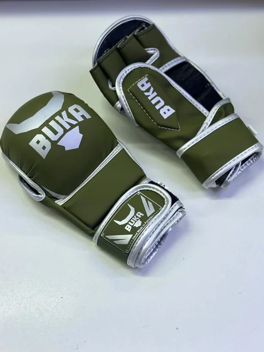 отличный Перчатки для бокса крабы черепашки MMA, зеленый