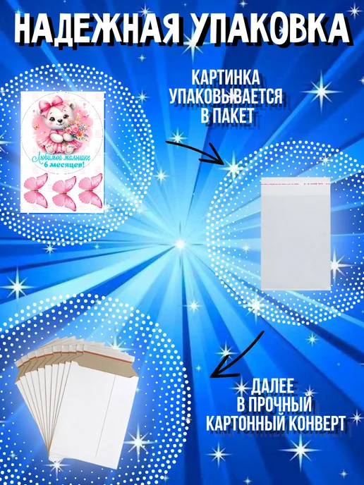 тарт Украшения вафельная картинка новый год, коричневый, фото 5