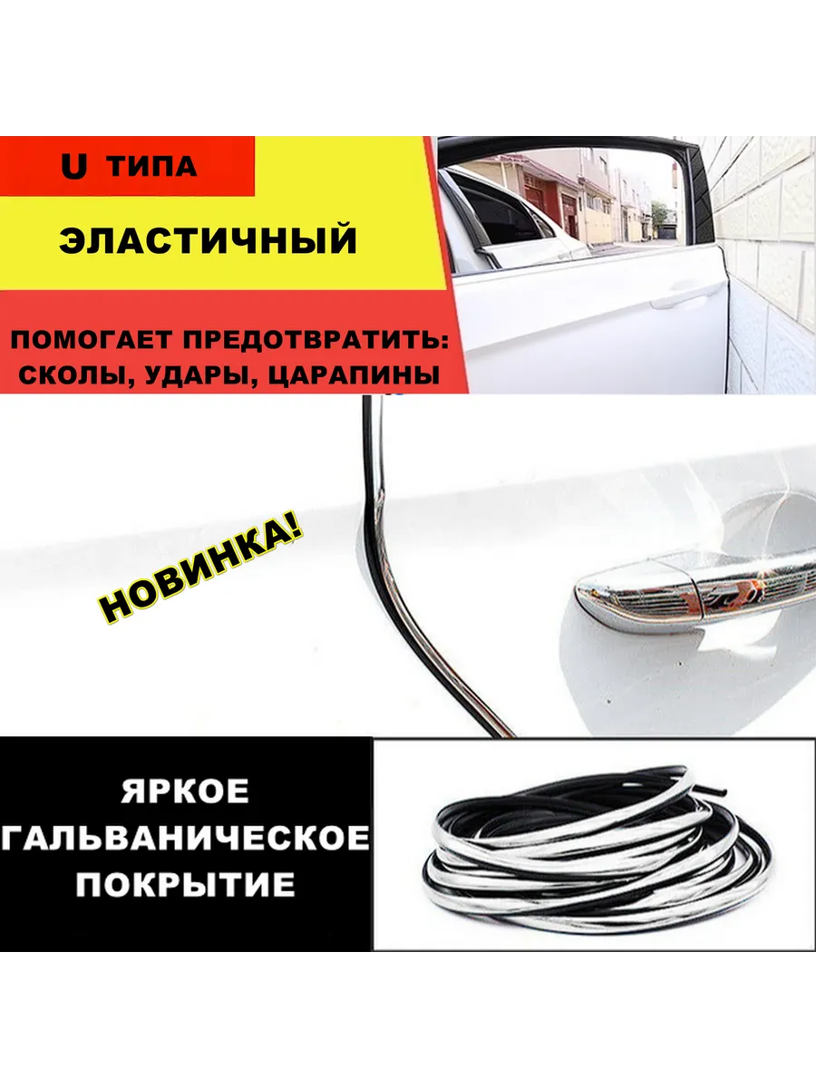 Противоударная защита краёв дверей автомобиля