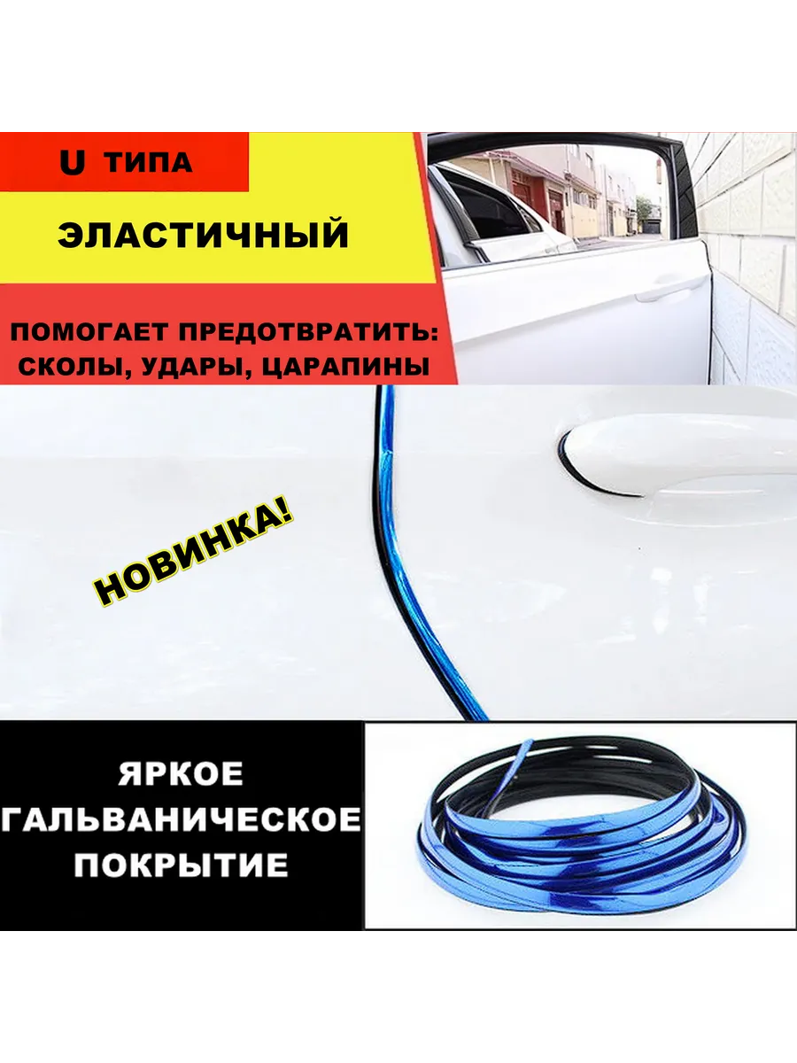 Противоударная защита краёв дверей автомобиля