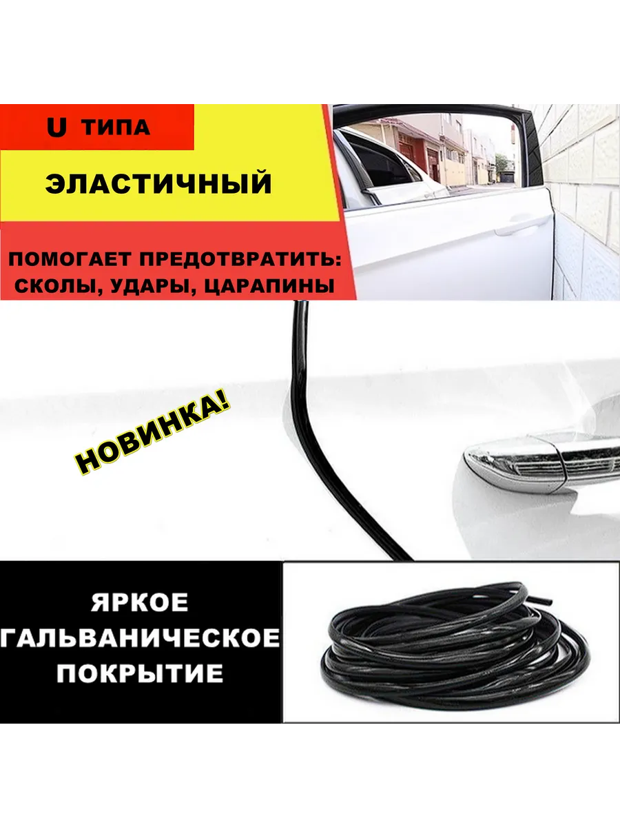 Противоударная защита краёв дверей автомобиля