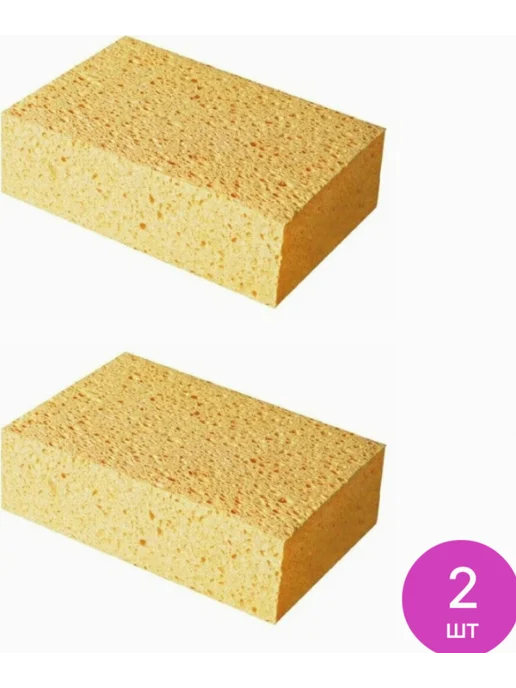 BIHUI Губка для затирки, целлюлозная, CFCS165, 1 шт, 2 шт