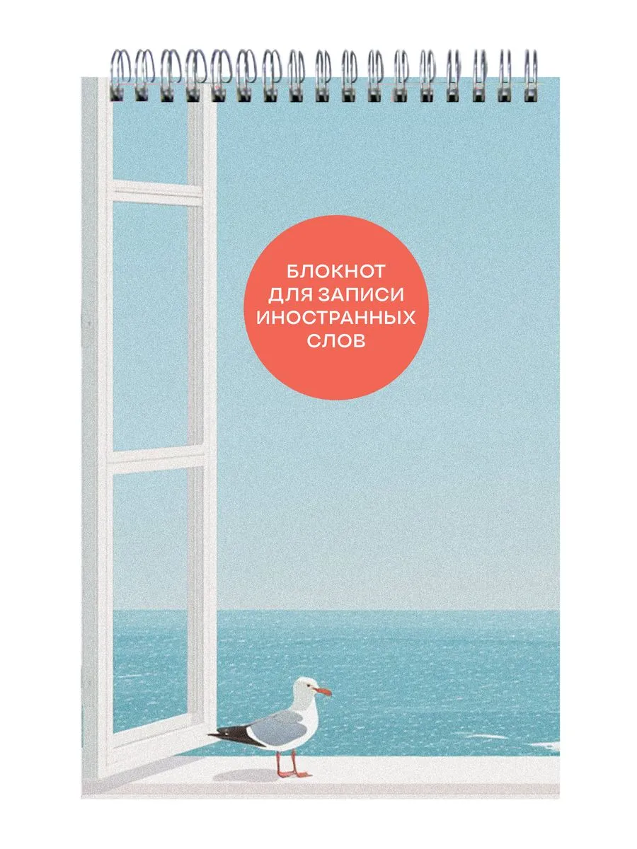 Блокнот для записи иностранных слов на пружине (Мечтательна
