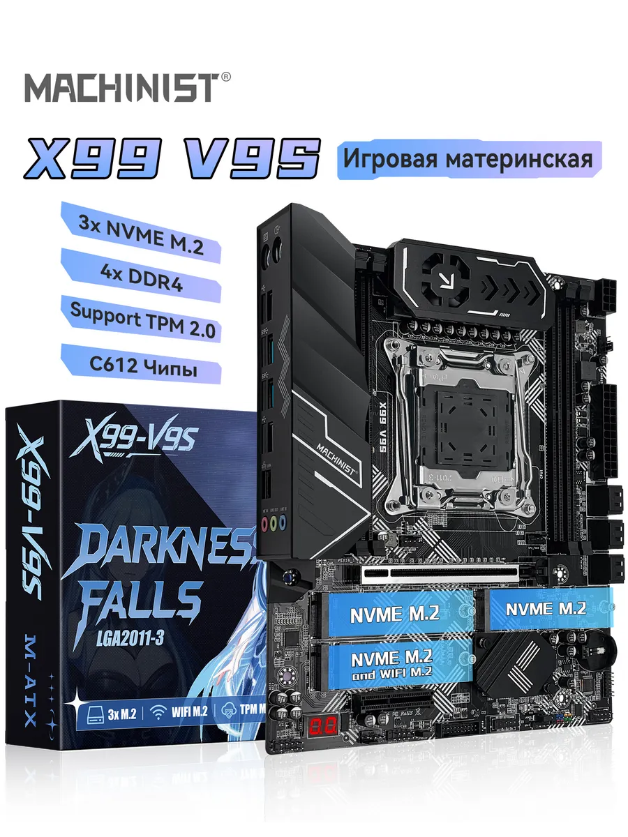 материнская плата оперативная память ddr4 до 128 ГБ tpm 2.0
