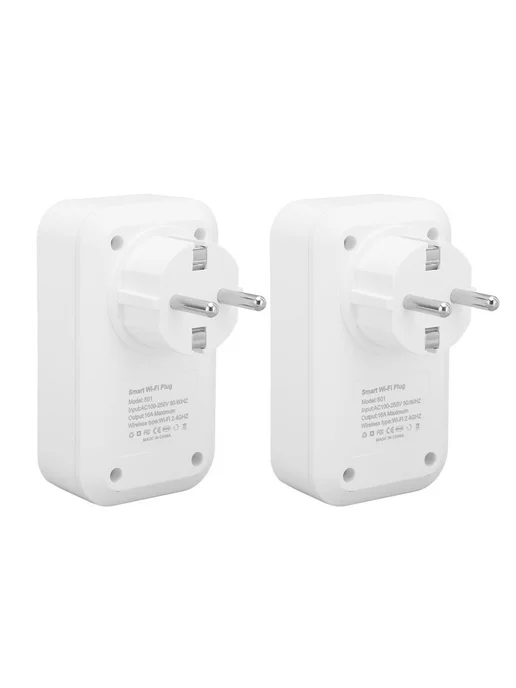Умная розетка Wifi 16А 2 шт, 2 шт