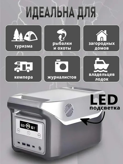 vivacity Электростанция портативная зарядная для дома и дачи, вариант, фото 2