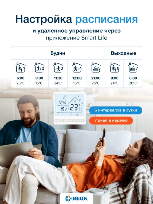 Термостат для газового котла с Wi-FI, вариант, фото 5