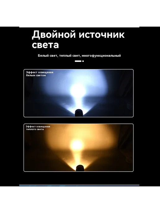 Подводный фонарь 15000 Люмен XHP70 IPX8 Черный фонарь, черный, фото 3