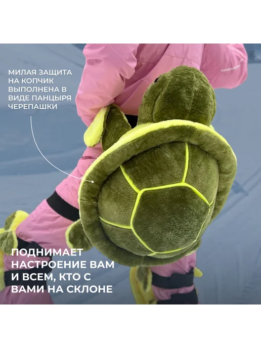 Защита горнолыжная сноубордическая темно-зеленая, зеленый, фото 3
