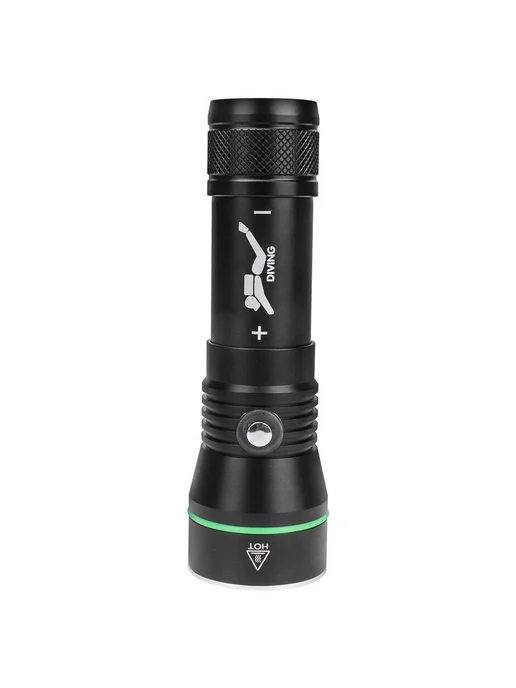Фонарь Boruit 110м 3 режима IPX8 черный, 110 м, фото 3