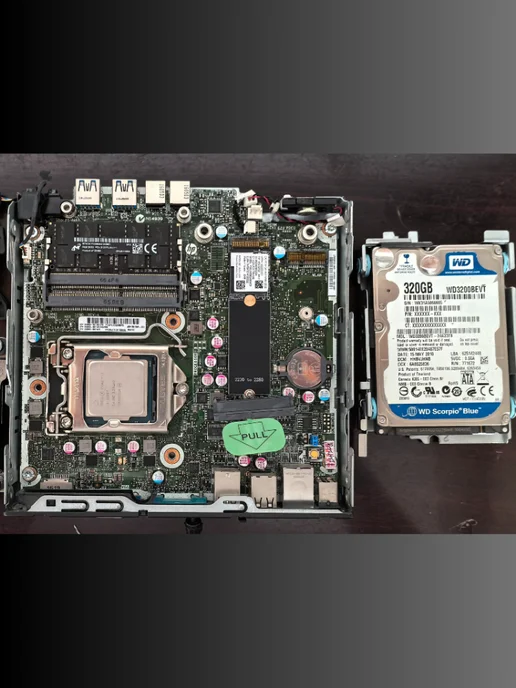 HP Мини-ПК Процессор i7-6700T DDR4 4 ГБ, SSD 128 ГБ, 4 ГБ, 128 ГБ, фото 4