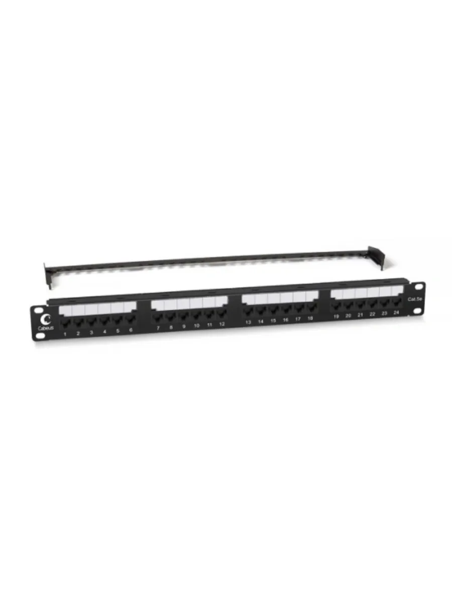 Патч-панель PL2-24-Cat.5e-Dual