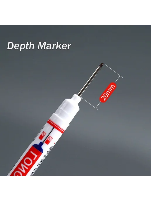 Маркеры длинные головы Цвет Синий (1 шт ), 1 шт, фото 4