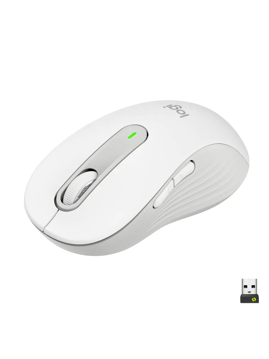 Мышь беспроводная Logitech M650 L белый белый