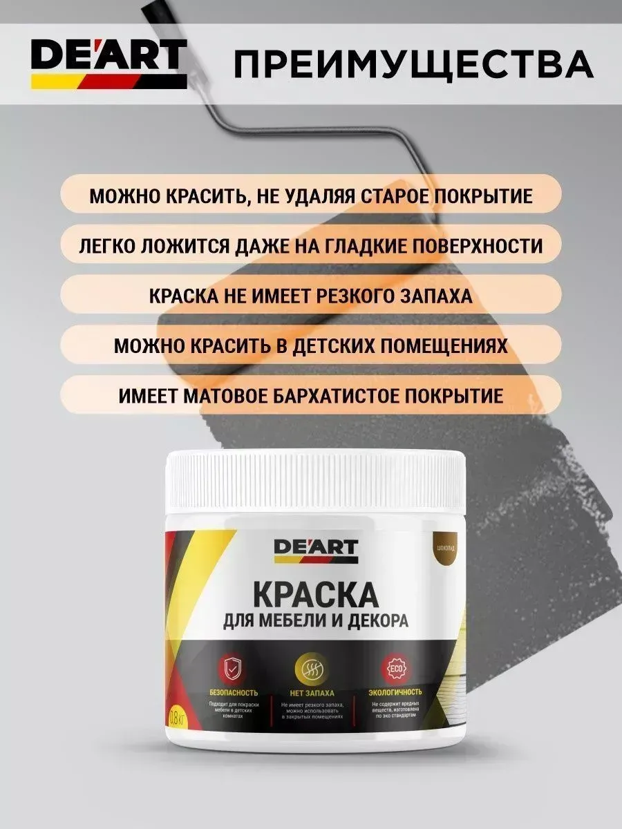 Краска для мебели глянцевая кофе с молоком фото 8