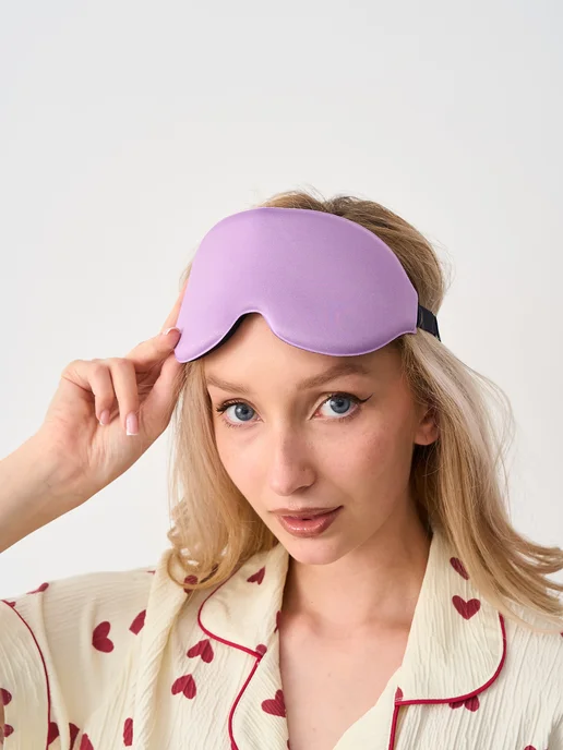 Sleep Mask Маска для сна 3D, фиолетовый, фото 2