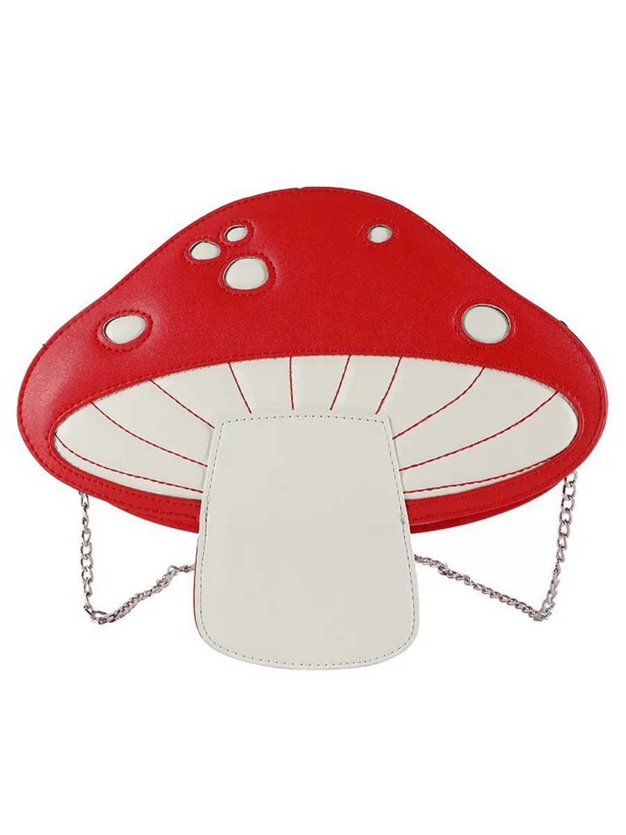 mushroom leather purse - Ilustrasi 2