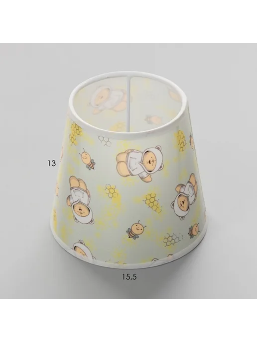 frotorspla Абажур для светильника "Мишки", Е14, 14х14 см, 14x14 см, фото 3