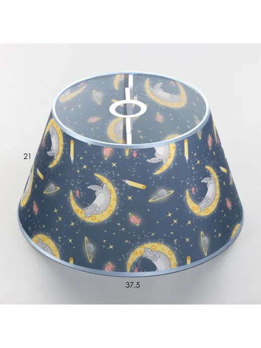 frotorspla Абажур для лампы "Сонные котики", Е27 38х38х21 см, 38x38x21 см, фото 4