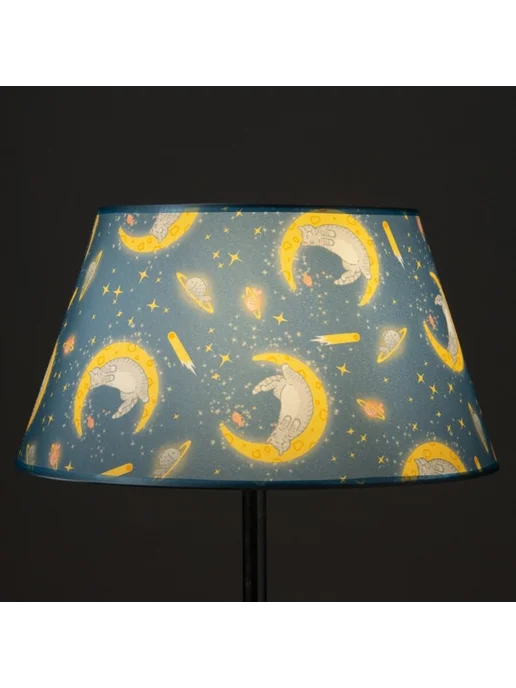 frotorspla Абажур для лампы "Сонные котики", Е27 38х38х21 см, 38x38x21 см, фото 7