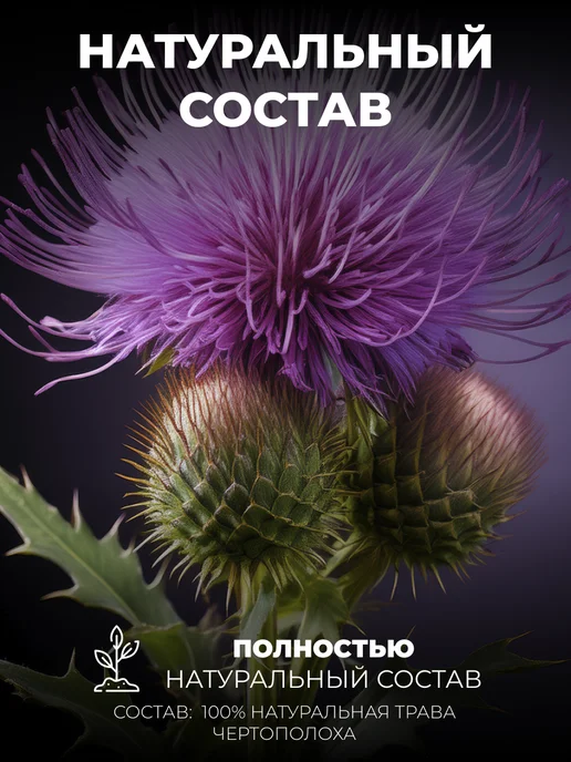 Мед и Конфитюр Чертополох трава 50 гр, 50 г, фото 3