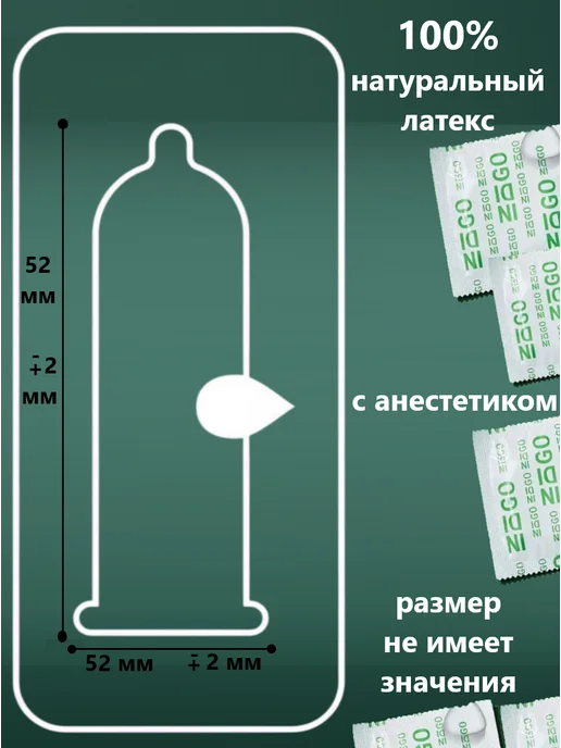 INDIGO CONDOMS Презервативы с анестетиком продлевающие половой акт 30 штук, вариант, фото 2
