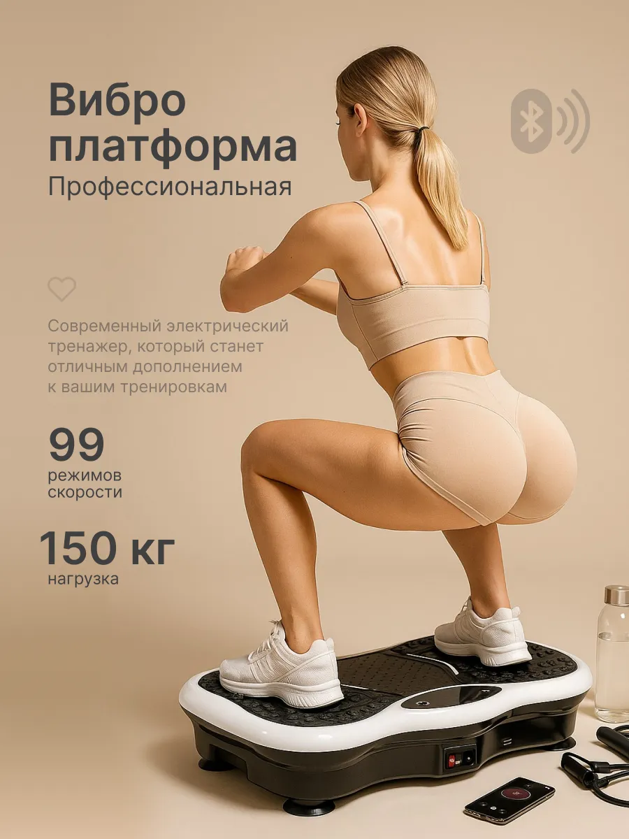 Виброплатформа тренажер для похудения