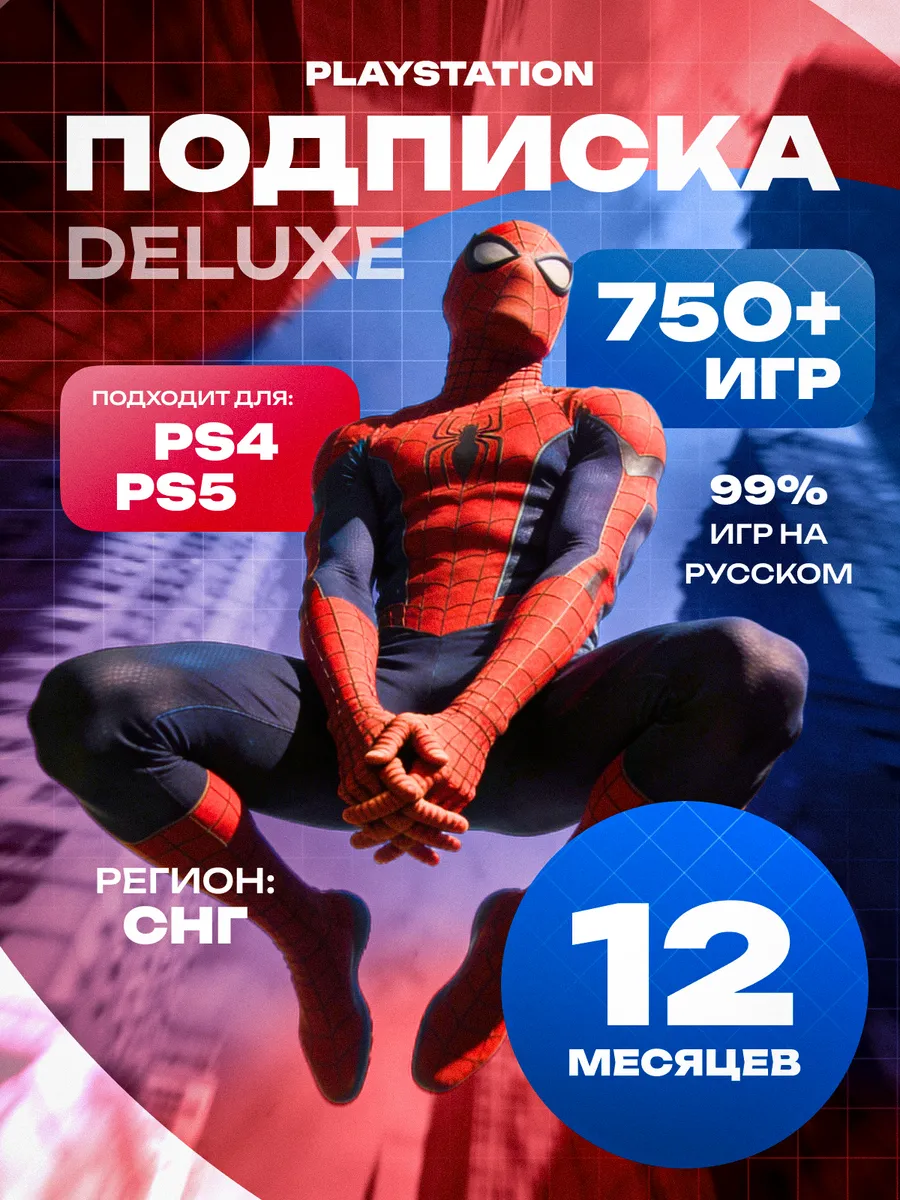 Playstation Подписка PS PLUS Deluxe 12 месяцев