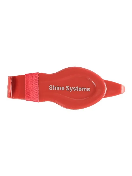 Shine Systems Ракель угловой с тонким войлоком 8*3,5см, 8x3.5 см, фото 2