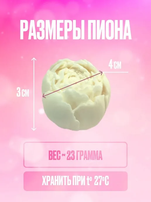 CHOCO SFERA Букет из шоколадных пионов на День рождения 7 шт, 7 шт, фото 5