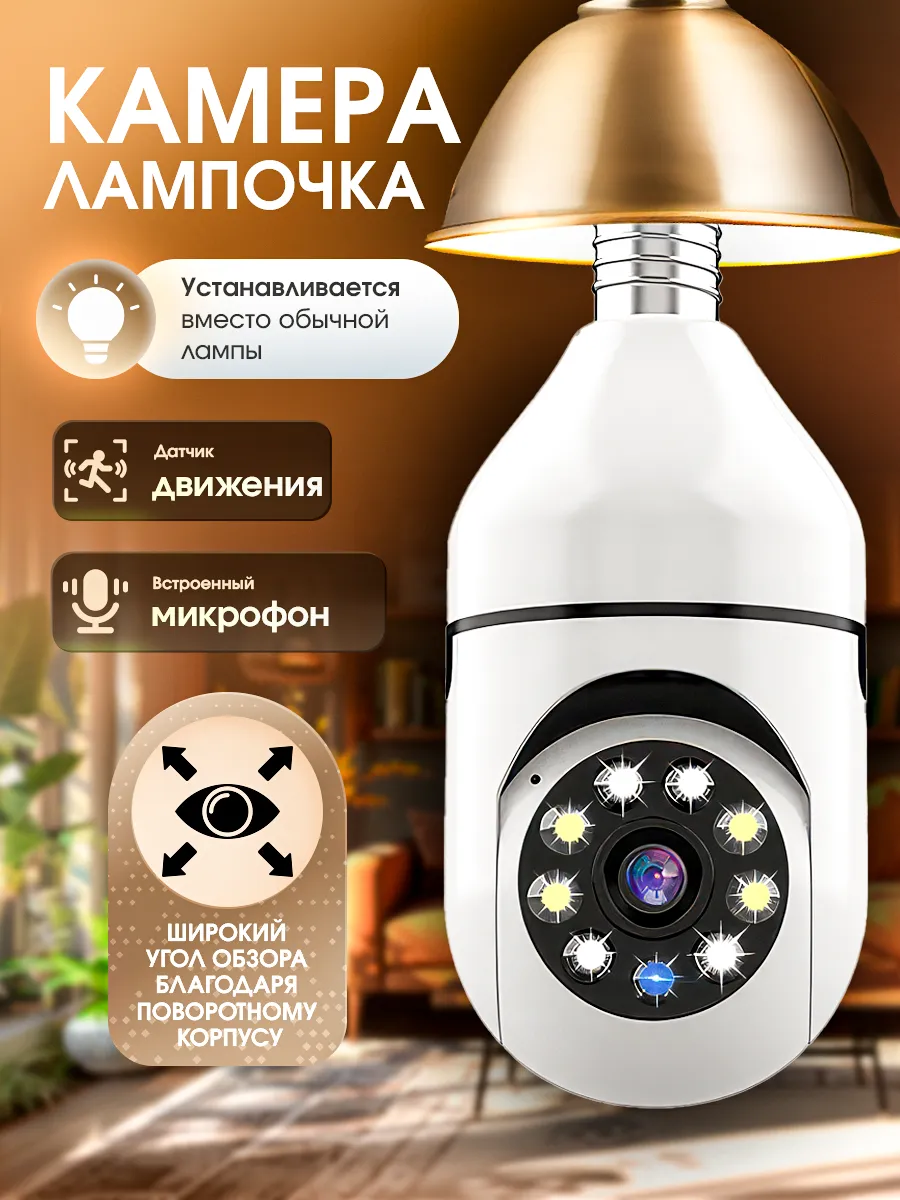 Камера видеонаблюдения Wi-Fi c датчиком движения