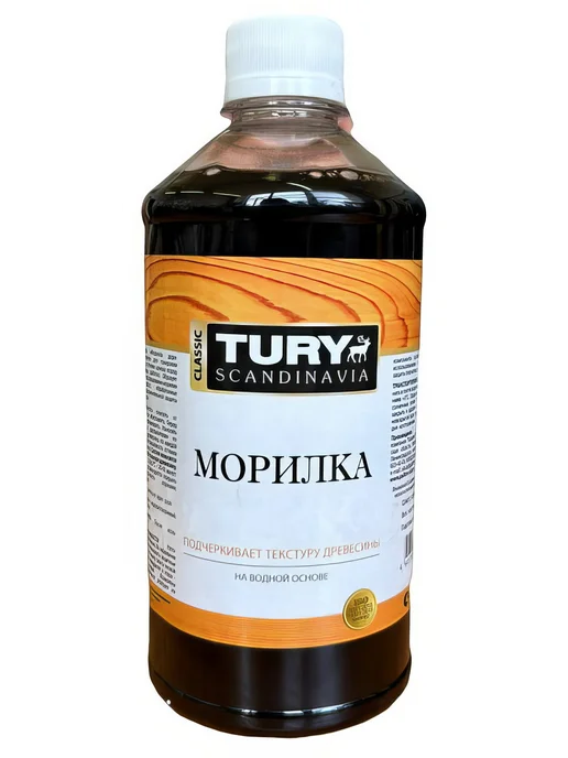 Морилка TURY 0,5л палисандр, 500 мл, фото 2