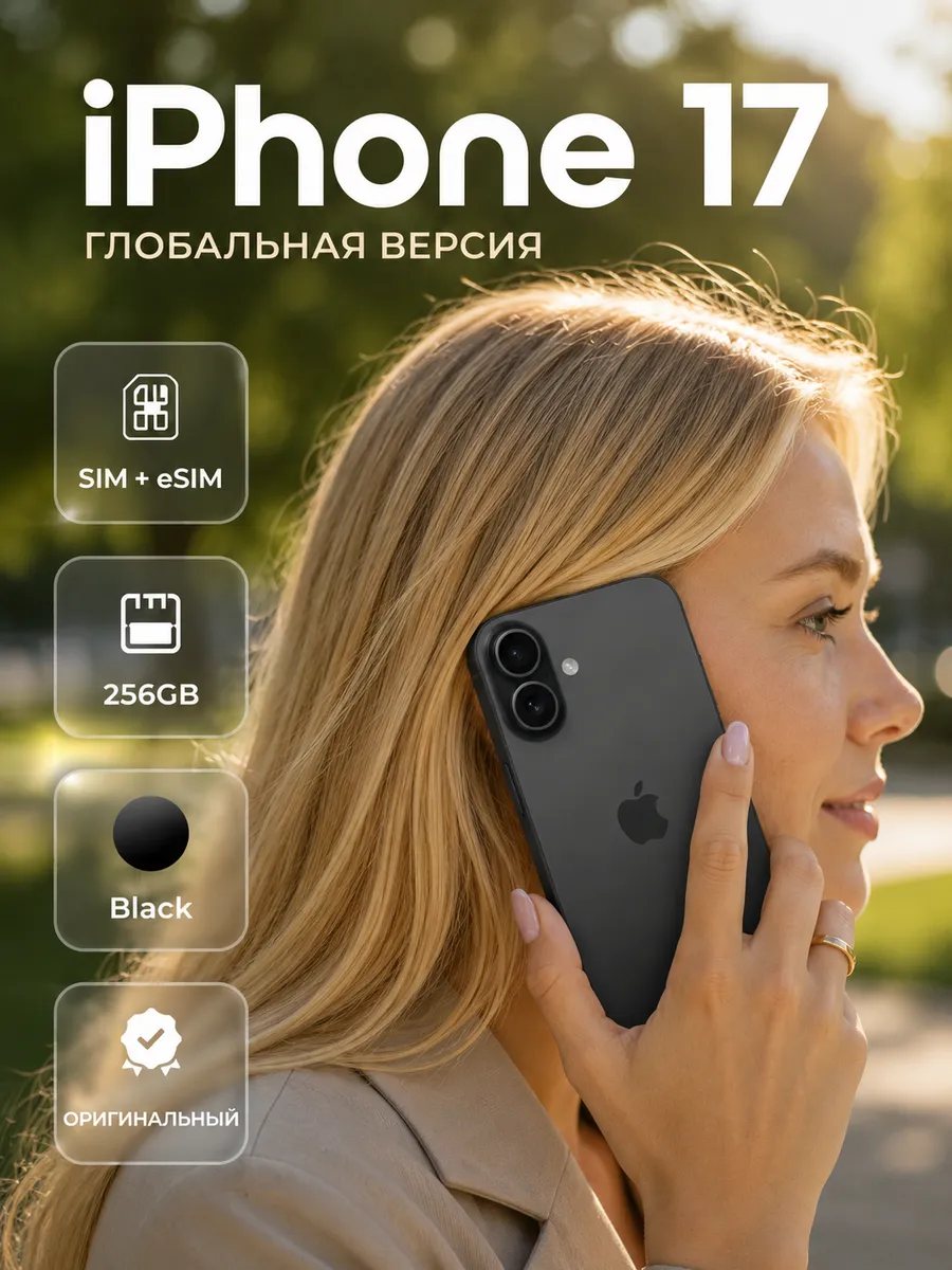 Смартфон iPhone 17 256GB Black