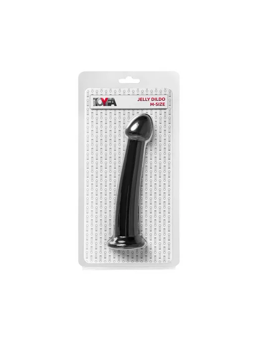 TOYFA RealStick Brutal Гибкий гелевый стимулятор на присоске Jelly Dildo M, черный, фото 7