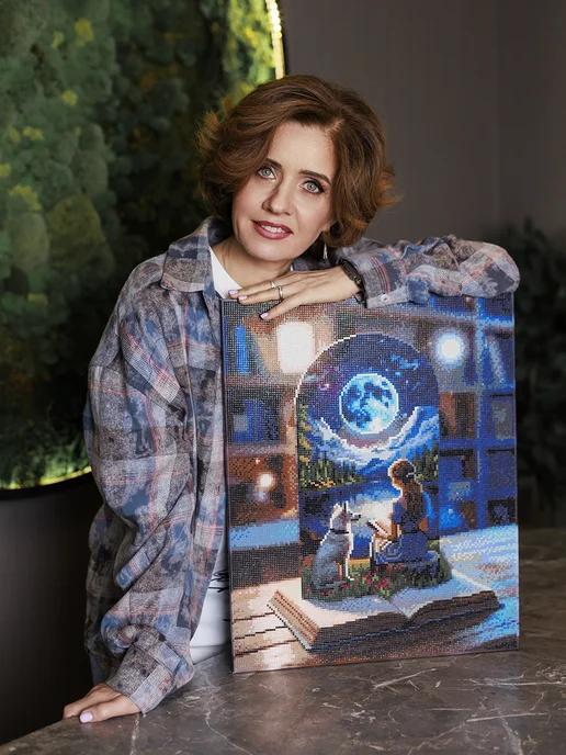 CVL Алмазная мозаика 40x50 "Книга с оживающим сюжетом", 40x50, фото 3