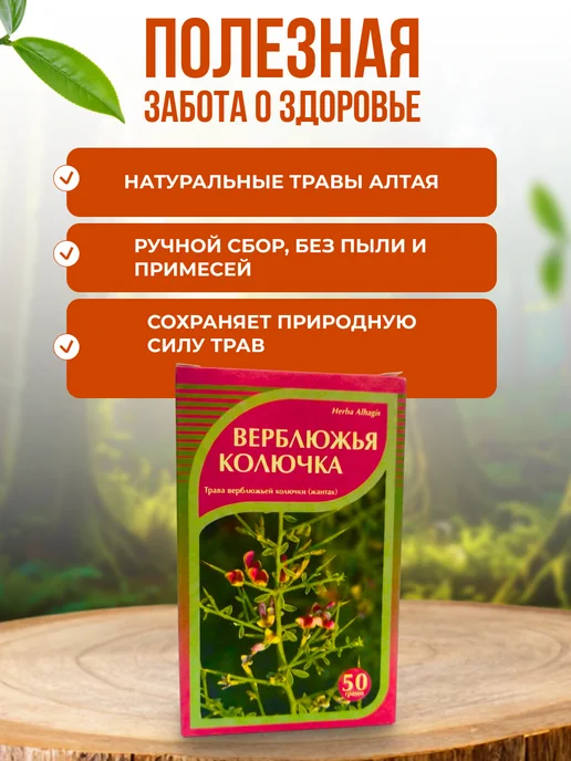 Мед и Конфитюр Верблюжья колючка трава 50 гр, 50 г, фото 3