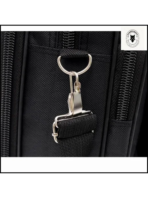 Мужской классический портфель из ткани оксфорд, вариант, фото 5