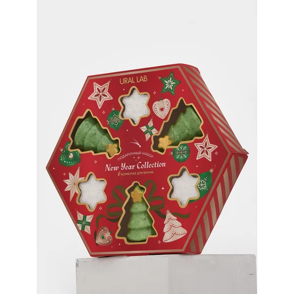 Подарочный набор бомбочек для ванны, 6 шт