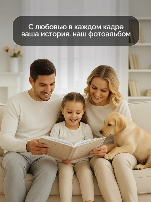 Сималенд Фотоальбом на 100 фото 10х15 см Красные сердца текстиль, 10x15 см, фото 5