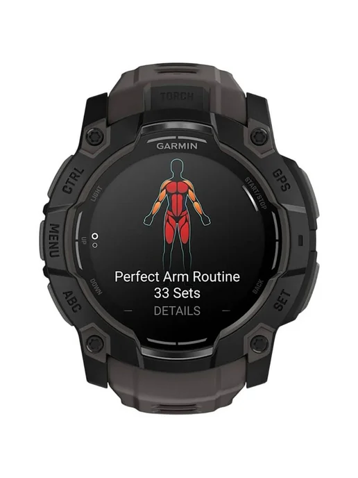 Garmin Смарт-часы Instinct 3 Amoled 33 мм, Ростест (ЕАС), чёрный, черный, фото 4