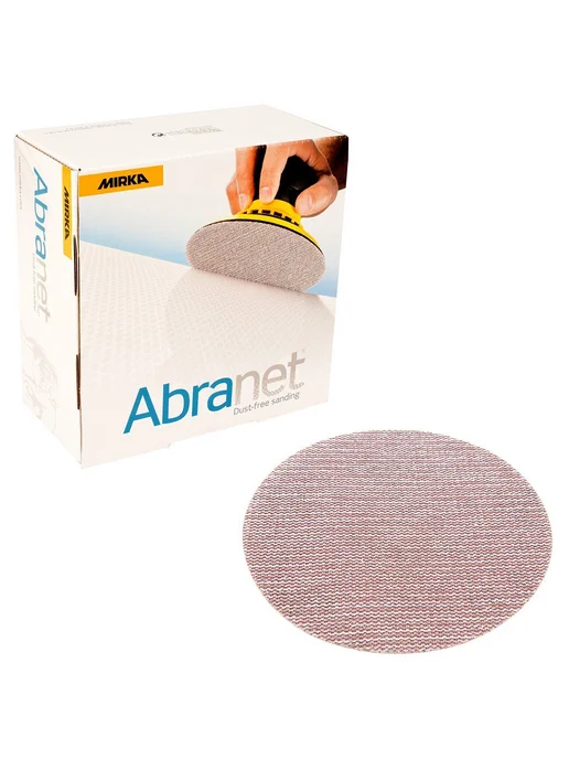 Нет бренда Абразивные круги Mirka Abranet Р80 150мм - 10шт, 10 шт, фото 2