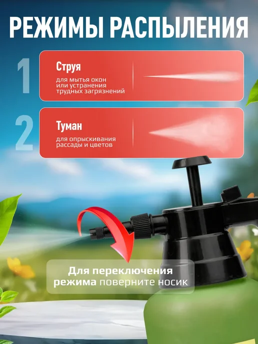 RADIVAS Опрыскиватель для ухода за растениями 1 л синий, 1 л, фото 2