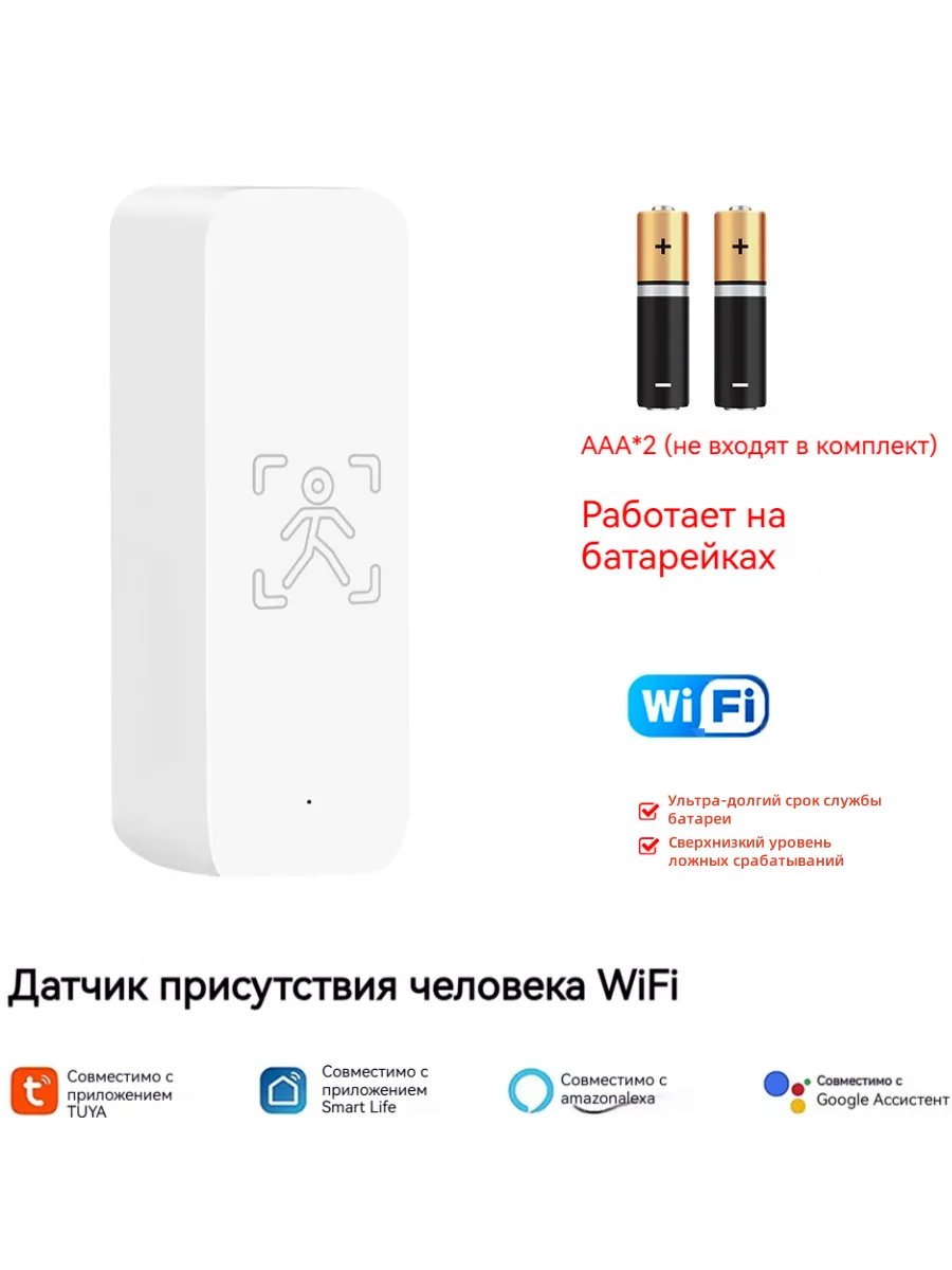 Tuya WiFi Детектор присутствия человека 24 ГГц