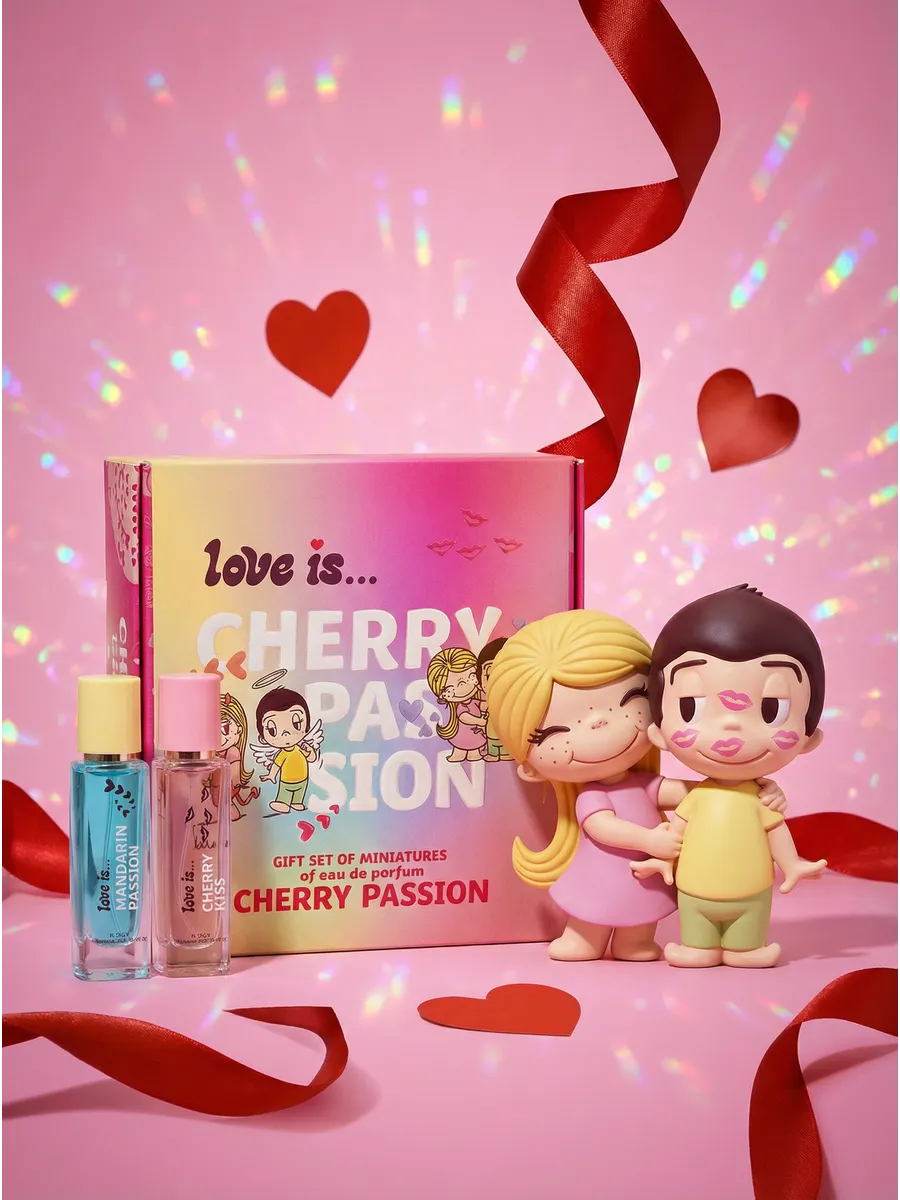 Парфюмерный подарочный набор "Cherry passion" 2x15 мл духи