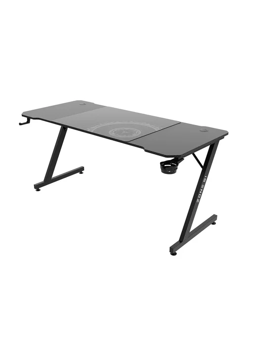 Zone 51 Стол компьютерный игровой TRINE 160х70 Black, 160x70, фото 7
