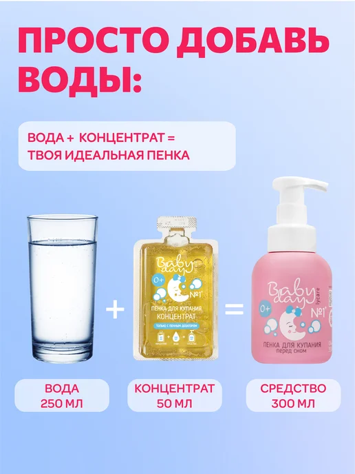 BabyDay Пенка для умывания рефил для флакона пенообразователя, фиолетовый, фото 3