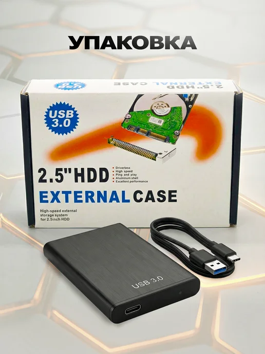 Внешний SSD накопитель 1 Tb портативный USB Type-C компактны…, 1 ТБ, фото 3