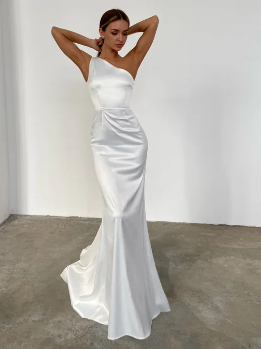 OZEROVA Wedding Dress Свадебное платье длинное, белый