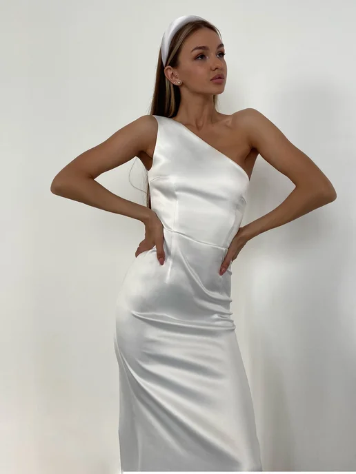 OZEROVA Wedding Dress Свадебное платье длинное, белый, фото 7